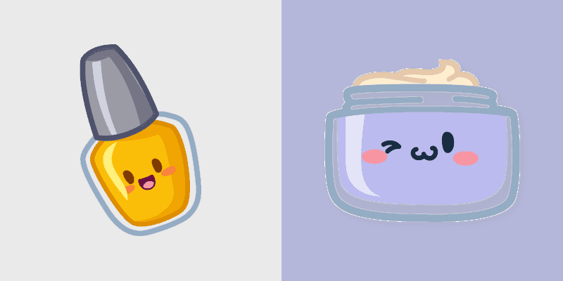 Nail Polish and Moisturizing Cream cursor preview