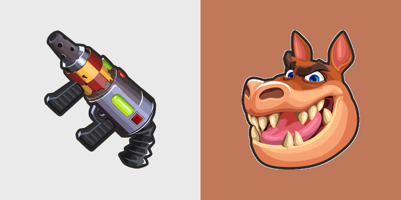 Custom Cursor Crash Bandicoot Dingodile & Flamethrower cursor preview