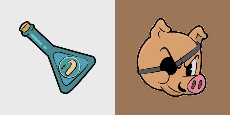 Cute Cuphead Cursor Pack