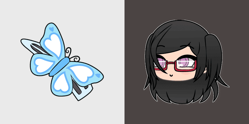 Misty Butterfly cursor preview