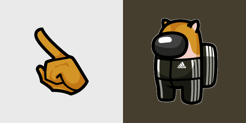 Doge Meme Adidas Crewmate