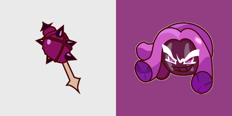 Cute Cursor Pack - Purple Yam Cookie