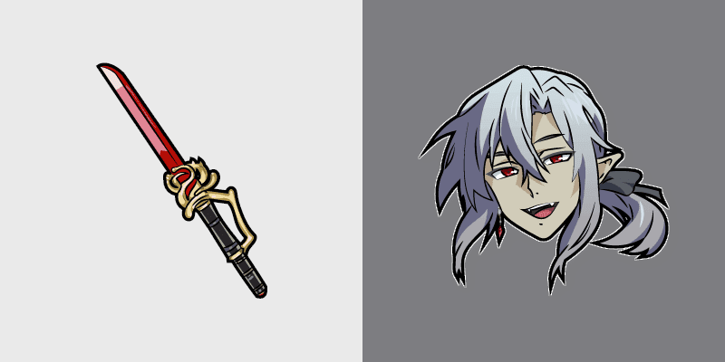 Custom Cursor - Ferid Bathory Anime Edition cursor preview