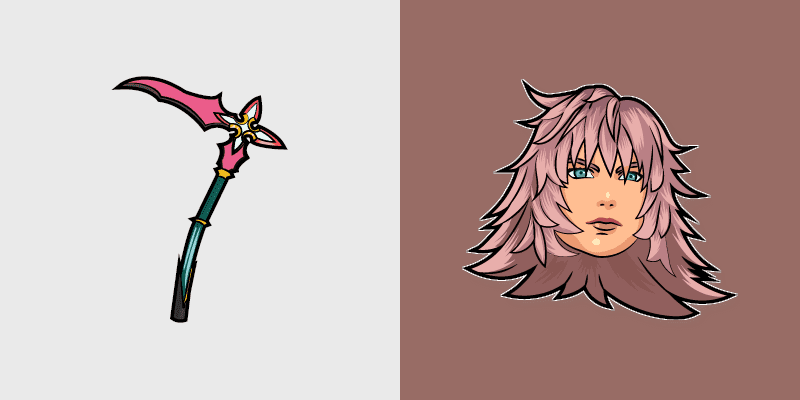 Marluxia Cute Cursor Pack - Kingdom Hearts