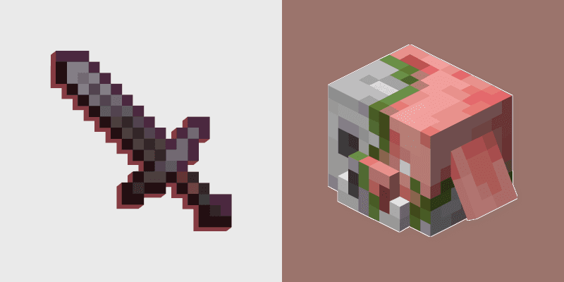 Zombified Piglin Sword