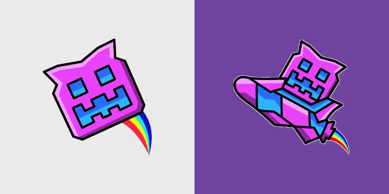 Custom Geometry Dash Mouse Cursor Pack