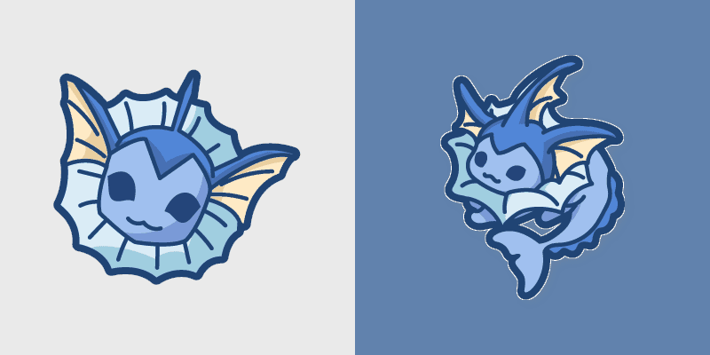 Vaporeon cursor preview