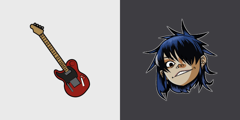 Gorillaz Noodle Custom cursor preview