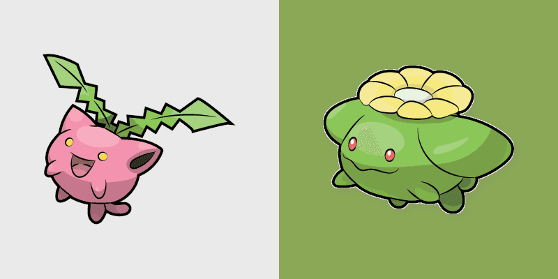 Hoppip and Skiploom