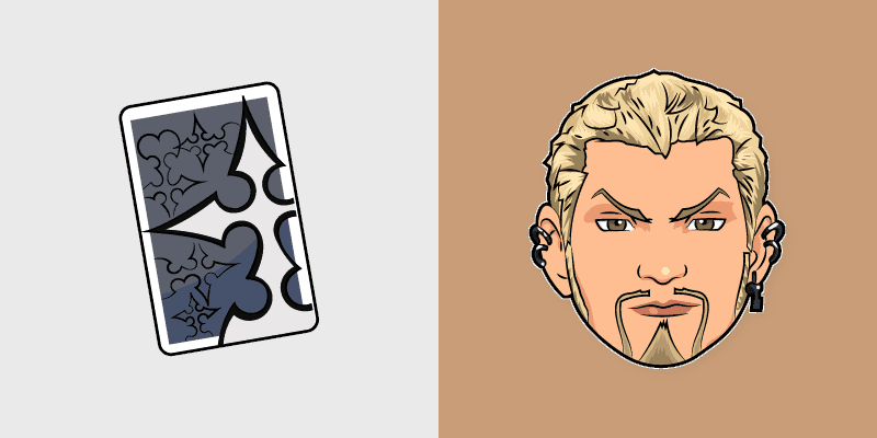 Kingdom Hearts Luxord Custom Cursor cursor preview
