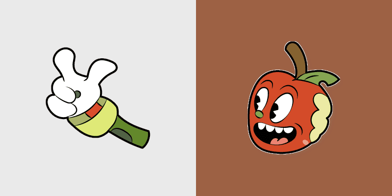 Cuphead Cute Cursor Pack
