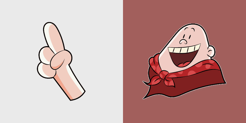 Captain Underpants cursor preview
