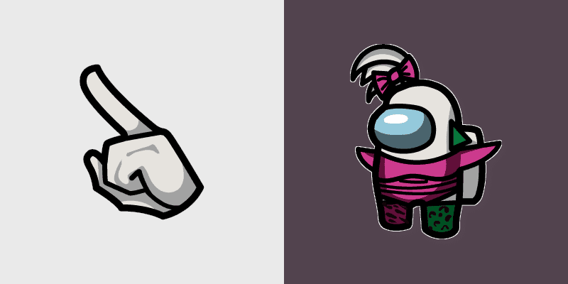 Glamrock Chica Crewmate cursor preview