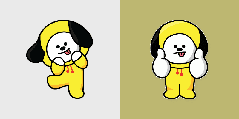 BTS Custom Chimmy Cursor Pack cursor preview