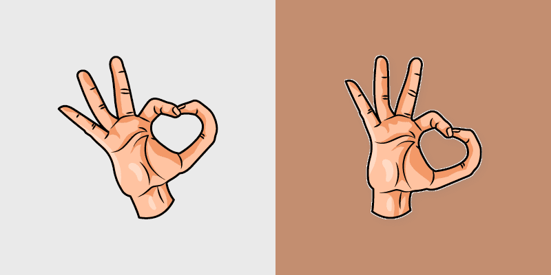 Heart Hand Meme cursor preview