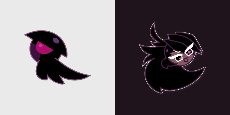 Cookie Run Cute Black Raisin Cookie Cursor Pack