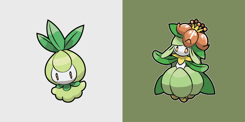 Petilil and Lilligant