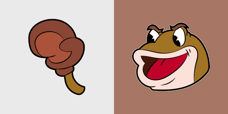 Cuphead Croaks Custom Cursor Pack