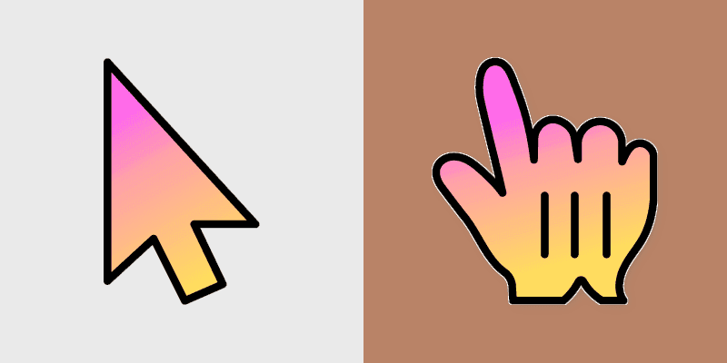 Sunset Oasis cursor preview