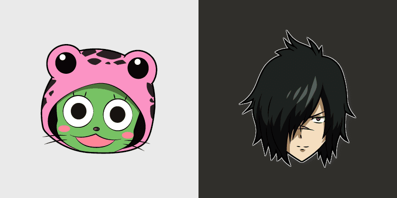 Fairy Tail Custom Cursor Rogue Cheney & Frosch