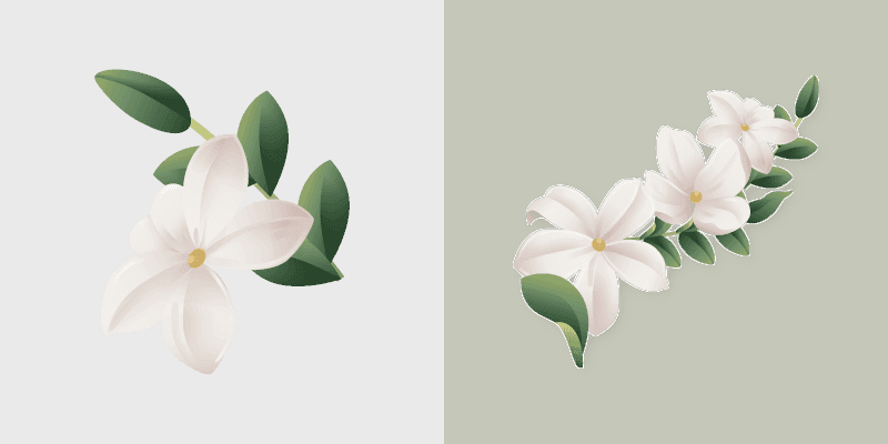 Custom Cursor Pack - Jasmine Inspiration cursor preview