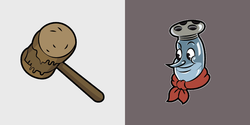 Cuphead Custom Cute Cursor Pack