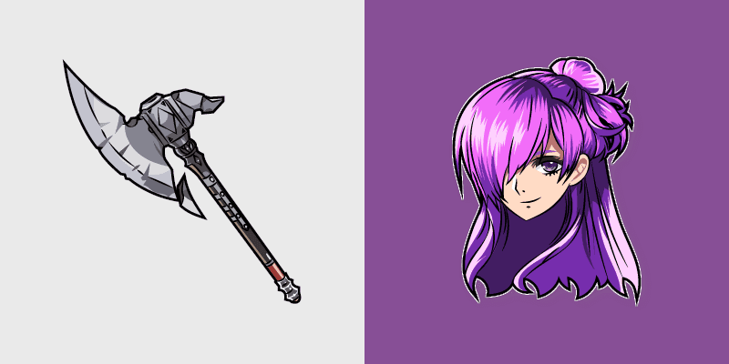 Custom Cute Cursor - Fire Emblem Shez War-Axe Pack cursor preview