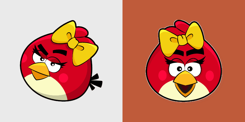 Custom Cursor Pack: Angry Birds Ruby
