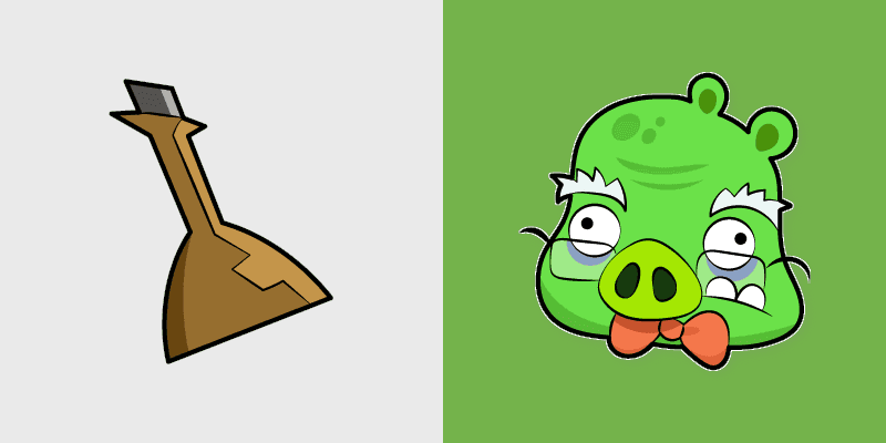 Cute Cursor: Angry Birds Professor Pig Pack