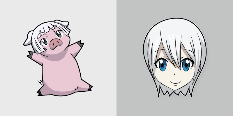 Custom Cursor Pack: Fairy Tail Lisanna Pig Mage cursor preview