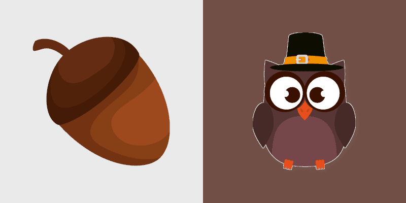 Owl Acorn