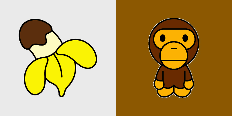 Baby Milo and Banana