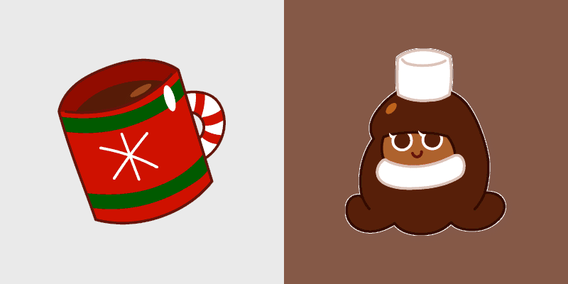 Cute Cocoa Cookie Custom Cursor cursor preview