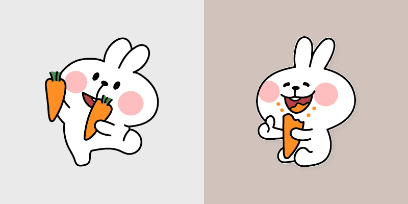 Spoiled Rabbit And Carrot