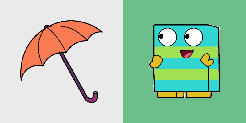 Beau and Umbrella cursor preview