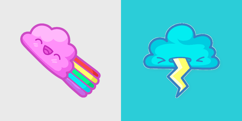Rainbow and Storm