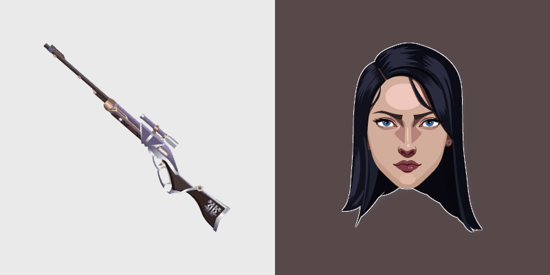 Cute Cursor - Caitlyn Kiramman LoL Pack cursor preview