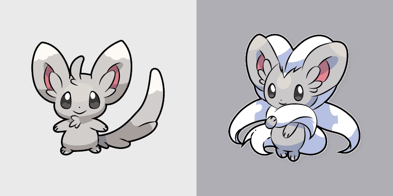 Minccino and Cinccino