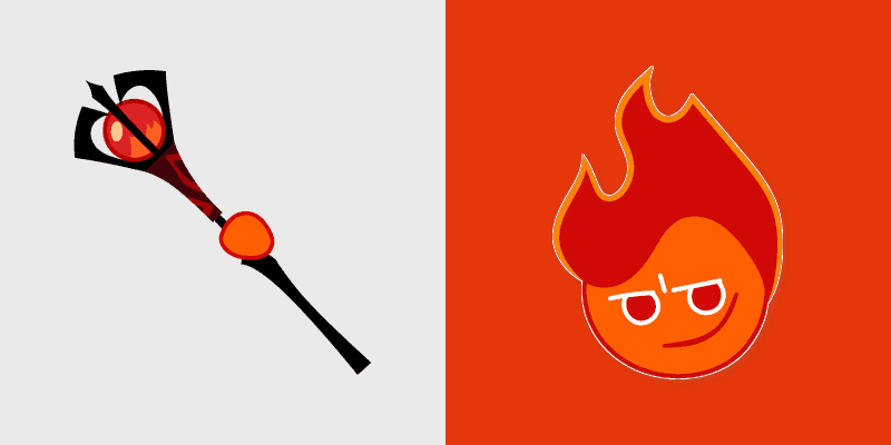 Fire Spirit Cookie Cursor Pack cursor preview