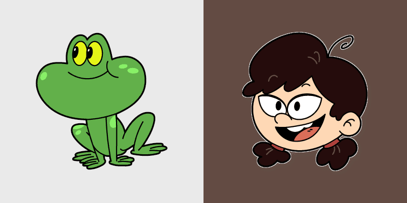 Cute Cursor Collection: Loud House & Froggy cursor preview