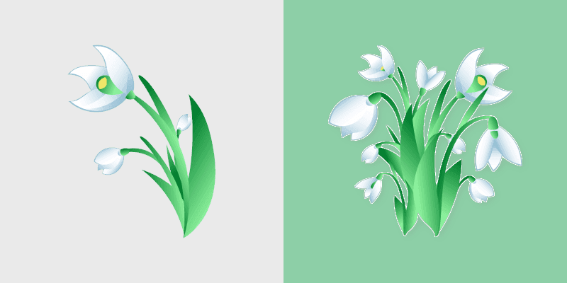 Snowdrop Cursor Pack cursor preview