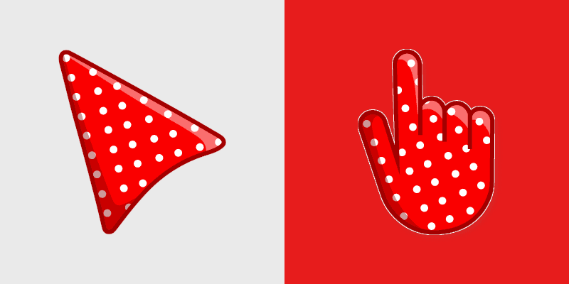 Polka Dot Pizzazz cursor preview
