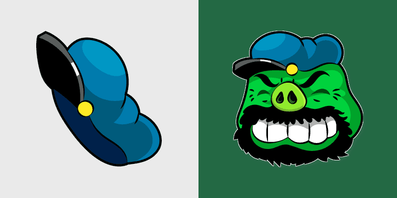 Cute Cursor Bluto Pig Angry Birds Pack cursor preview