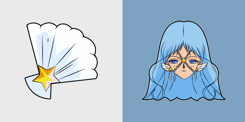 Cute Cursor Pack - Sailor Moon Aluminum Siren cursor preview