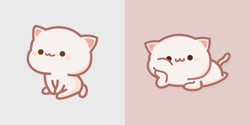 Cute Chill Cat cursor preview