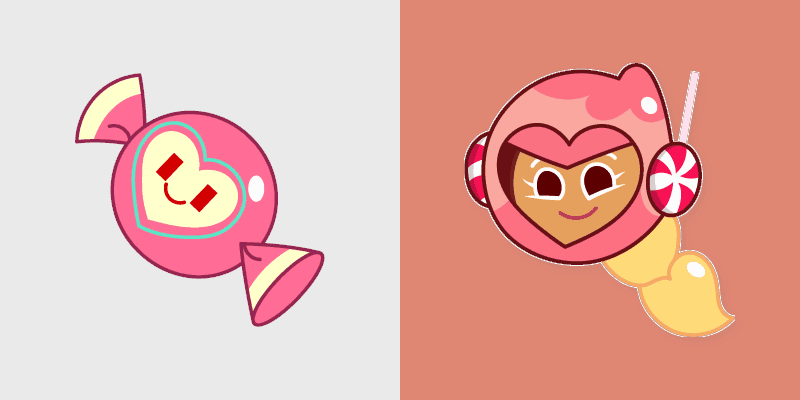 Pink Choco Cookie cursor preview