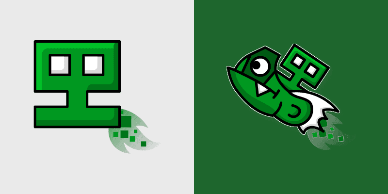 Geometry Dash Cute Mouse Cursor Pack