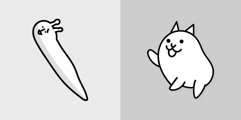 Custom Cursor - Battle Cat Slug Jockey