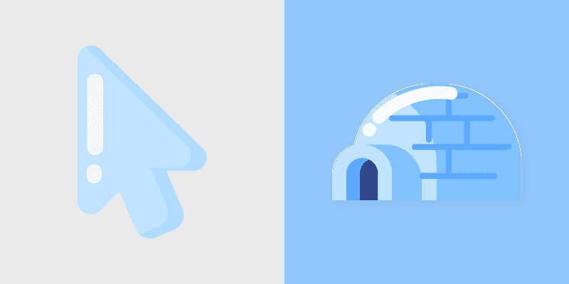 Minimal Blue Igloo