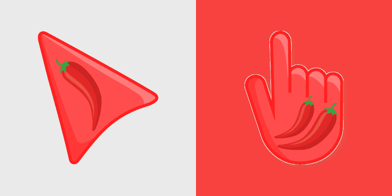 Spicy Red Cursor Pack